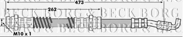Тормозной шланг BORG & BECK BBH7101