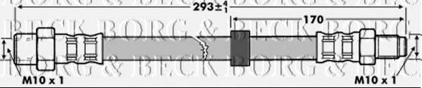 Тормозной шланг BORG & BECK BBH7294