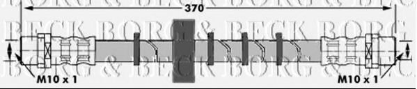 Тормозной шланг BORG & BECK BBH7303