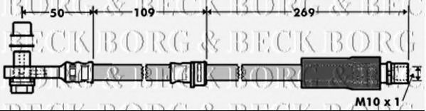 Тормозной шланг BORG & BECK BBH7359