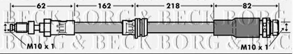 Тормозной шланг BORG & BECK BBH7475