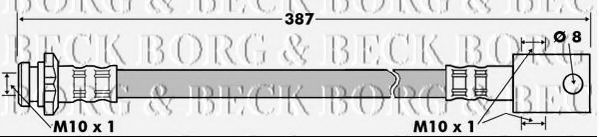 Тормозной шланг BORG & BECK BBH7510