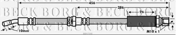 Тормозной шланг BORG & BECK BBH7548
