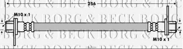 Тормозной шланг BORG & BECK BBH7694