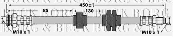 Тормозной шланг BORG & BECK BBH6759