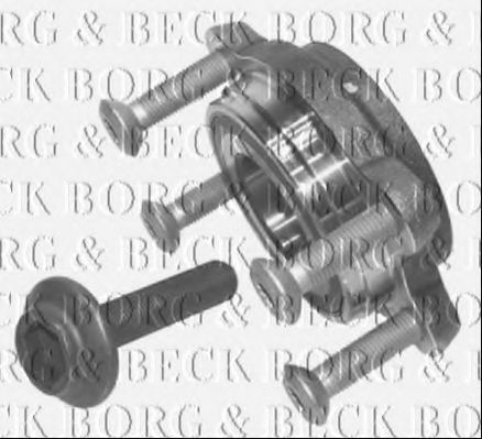 Комплект подшипника ступицы колеса BORG & BECK BWK1062