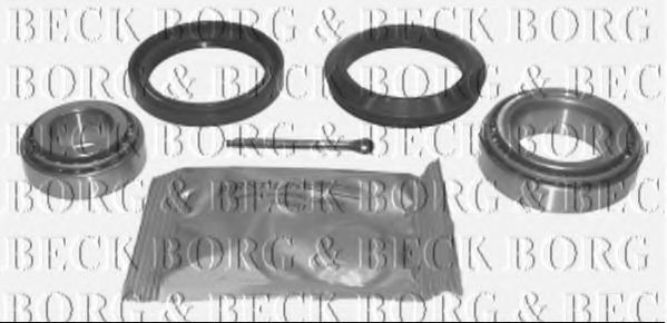 Комплект подшипника ступицы колеса BORG & BECK BWK038