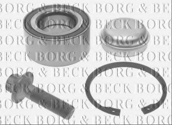 Комплект подшипника ступицы колеса BORG & BECK BWK1124