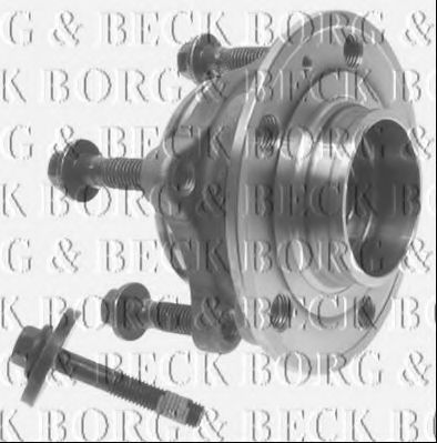 Комплект подшипника ступицы колеса BORG & BECK BWK1195