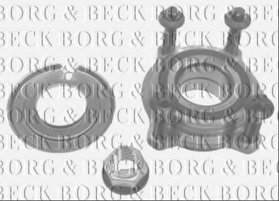 Комплект подшипника ступицы колеса BORG & BECK BWK1242