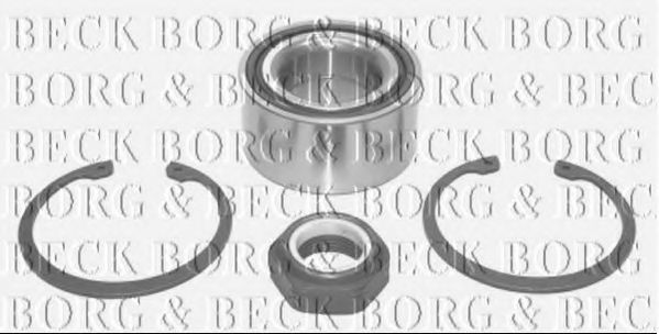 Комплект подшипника ступицы колеса BORG & BECK BWK515