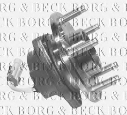 Комплект подшипника ступицы колеса BORG & BECK BWK848