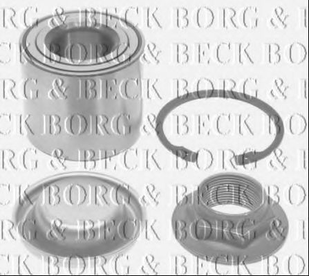 Комплект подшипника ступицы колеса BORG & BECK BWK1112