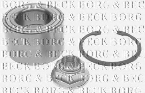 Комплект подшипника ступицы колеса BORG & BECK BWK1224