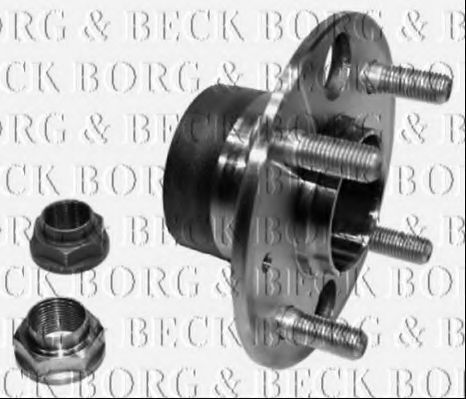 Комплект подшипника ступицы колеса BORG & BECK BWK652