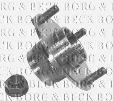 Комплект подшипника ступицы колеса BORG & BECK BWK666