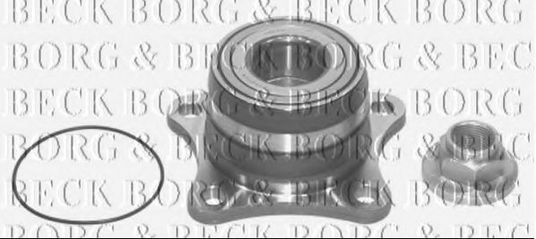 Комплект подшипника ступицы колеса BORG & BECK BWK668