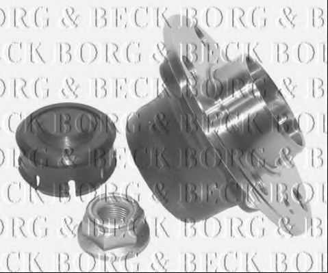 Комплект подшипника ступицы колеса BORG & BECK BWK710