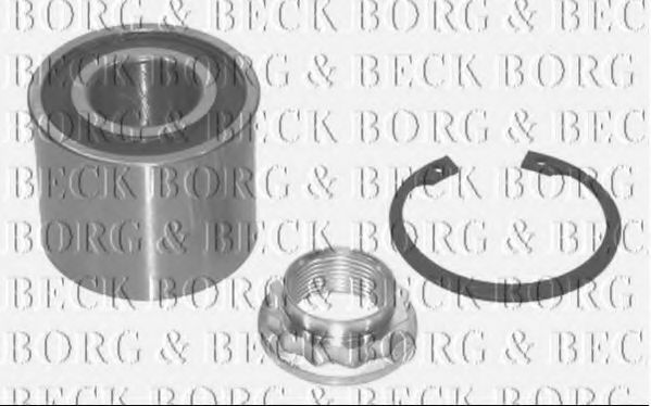 Комплект подшипника ступицы колеса BORG & BECK BWK779