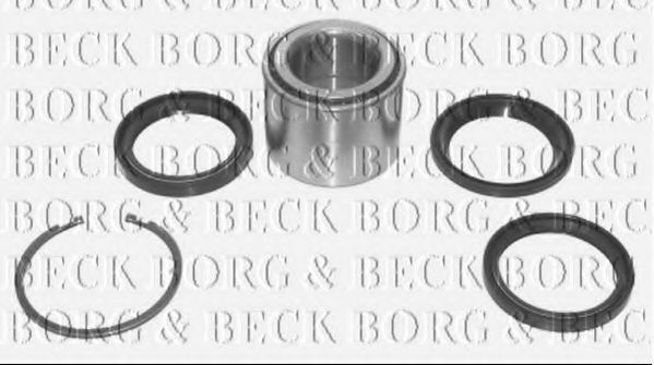 Комплект подшипника ступицы колеса BORG & BECK BWK817