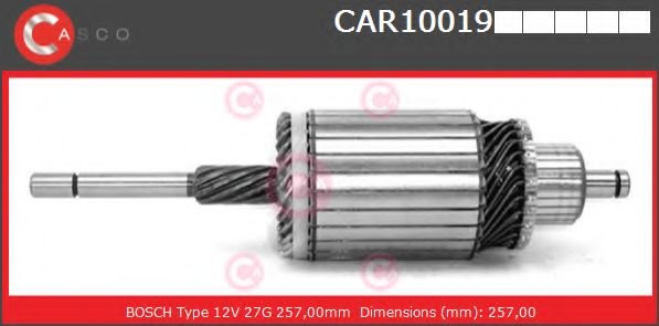 Якорь, стартер CASCO CAR10019PS