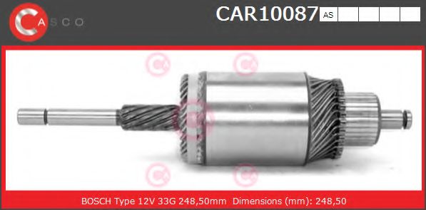 Якорь, стартер CASCO CAR10087AS