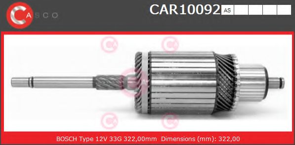 Якорь, стартер CASCO CAR10092AS