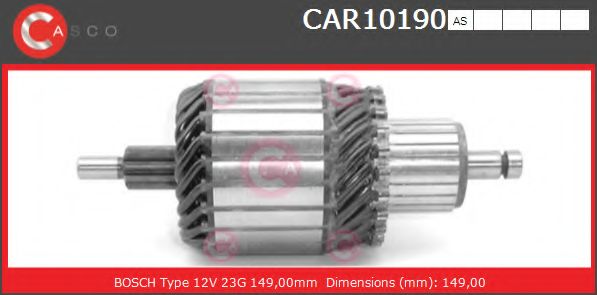 Якорь, стартер CASCO CAR10190AS