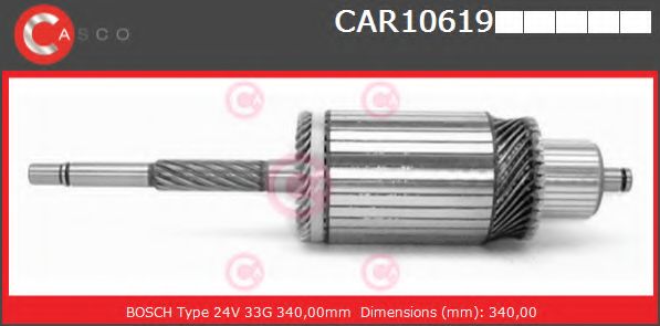 Якорь, стартер CASCO CAR10619PS