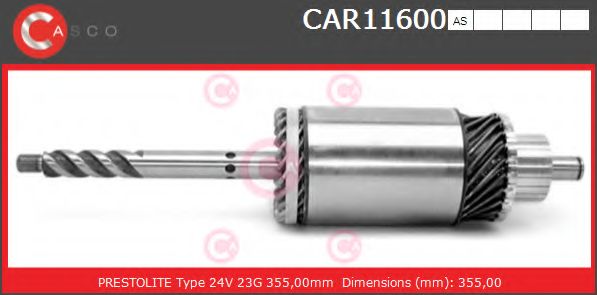 Якорь, стартер CASCO CAR11600AS
