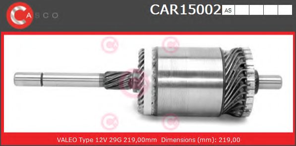 Якорь, стартер CASCO CAR15002AS