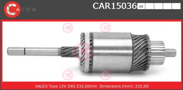 Якорь, стартер CASCO CAR15036AS