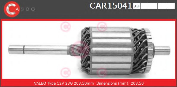 Якорь, стартер CASCO CAR15041AS