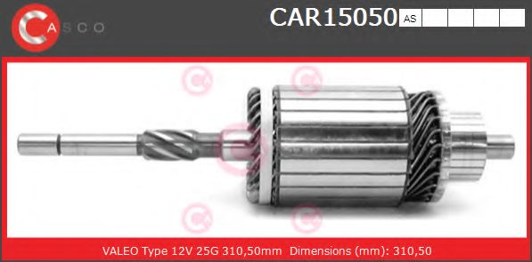 Якорь, стартер CASCO CAR15050AS