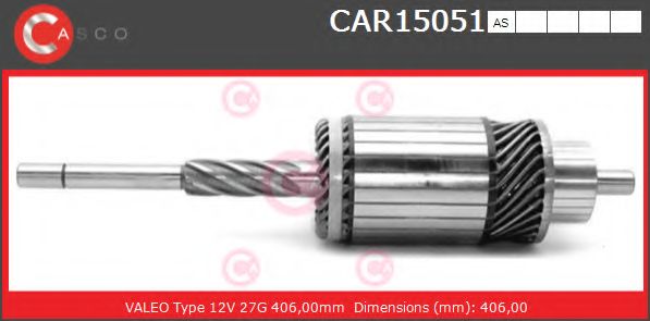 Якорь, стартер CASCO CAR15051AS