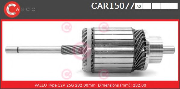 Якорь, стартер CASCO CAR15077AS