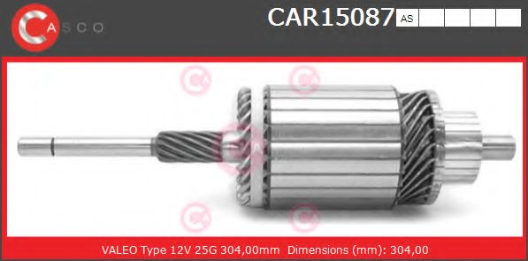 Якорь, стартер CASCO CAR15087AS