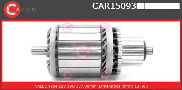 Якорь, стартер CASCO CAR15093PS