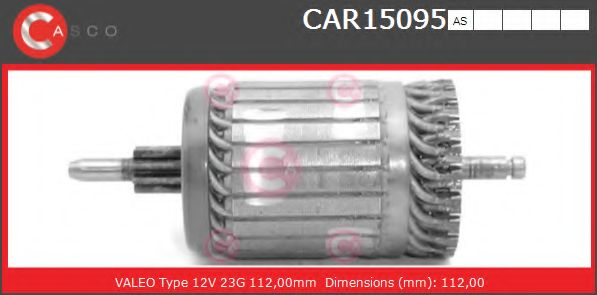 Якорь, стартер CASCO CAR15095AS