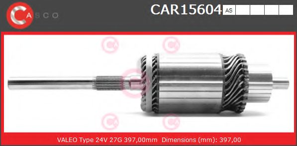 Якорь, стартер CASCO CAR15604AS