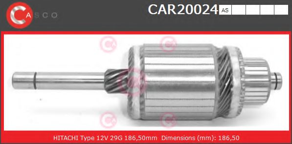 Якорь, стартер CASCO CAR20024AS