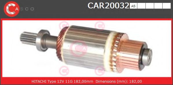 Якорь, стартер CASCO CAR20032AS
