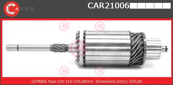 Якорь, стартер CASCO CAR21006PS