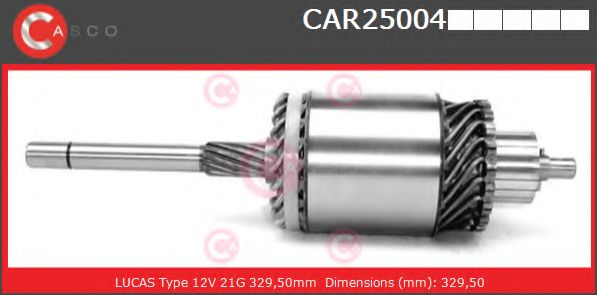 Якорь, стартер CASCO CAR25004PS