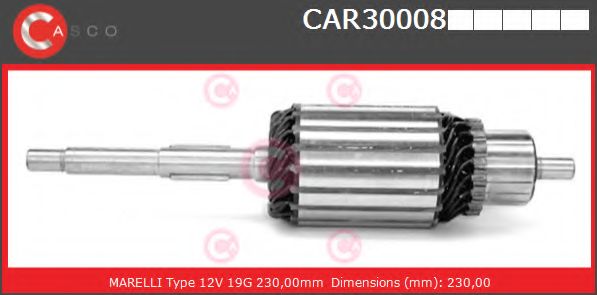 Якорь, стартер CASCO CAR30008PS