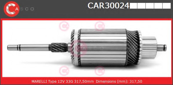 Якорь, стартер CASCO CAR30024PS