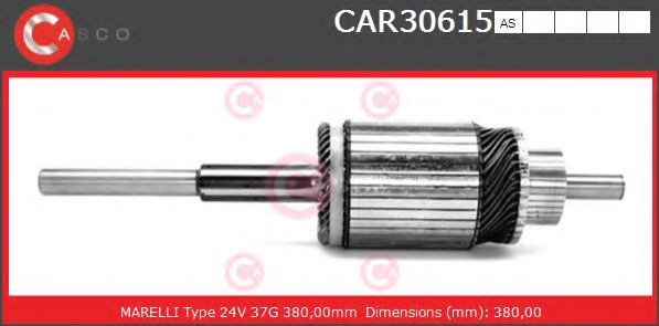 Якорь, стартер CASCO CAR30615AS
