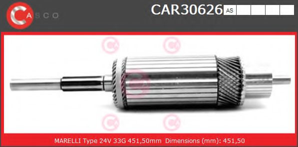 Якорь, стартер CASCO CAR30626AS
