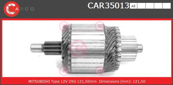 Якорь, стартер CASCO CAR35013AS