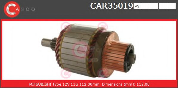 Якорь, стартер CASCO CAR35019AS